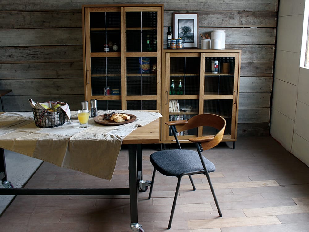 cadeal slide glass cabinet low