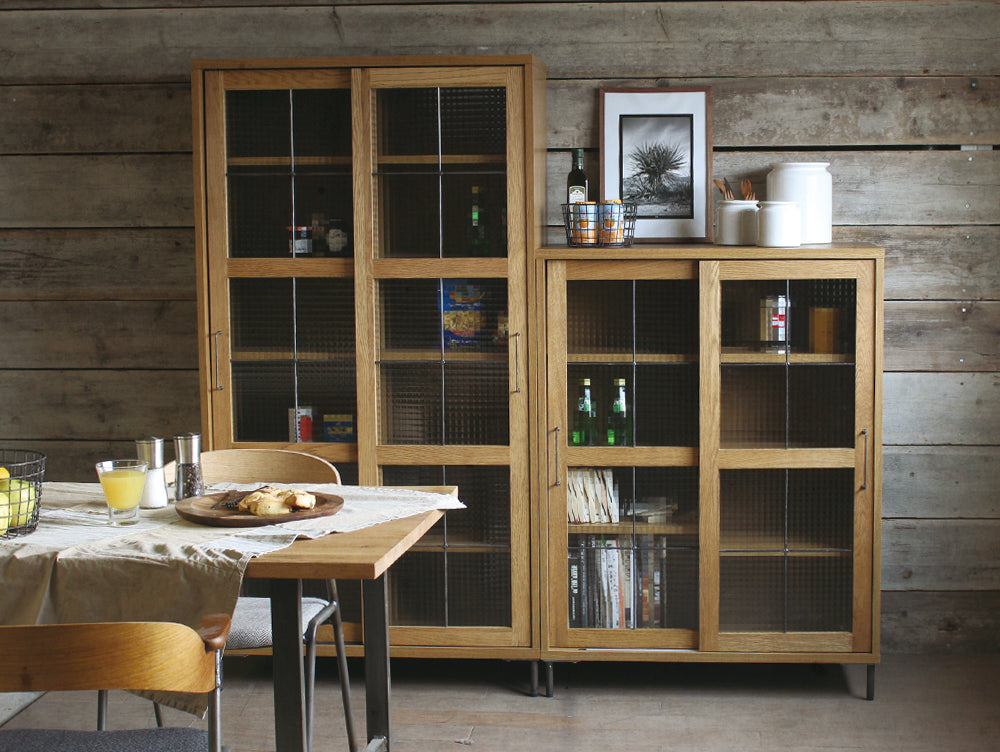 cadeal slide glass cabinet high