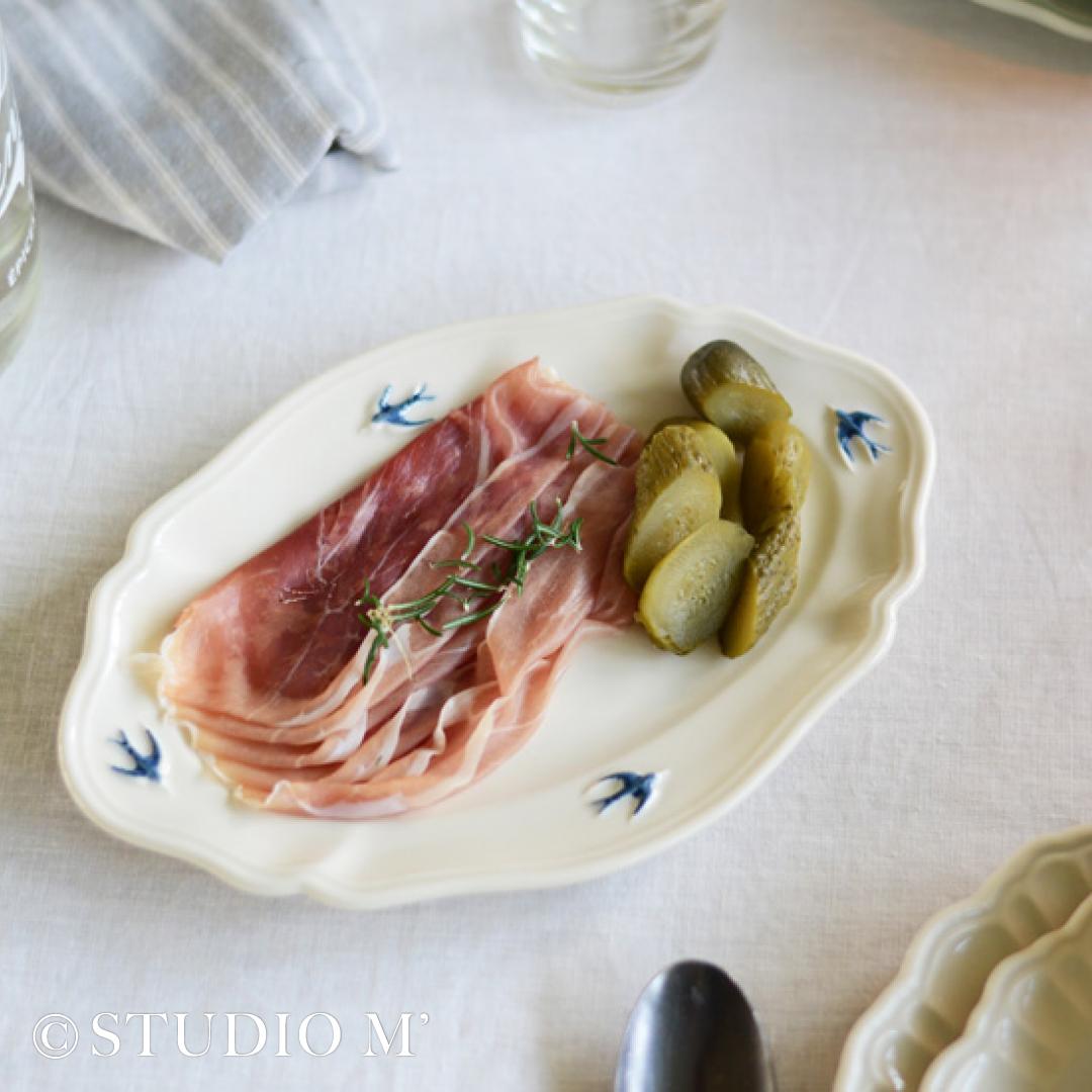 EARLY BIRD OVAL PLATE