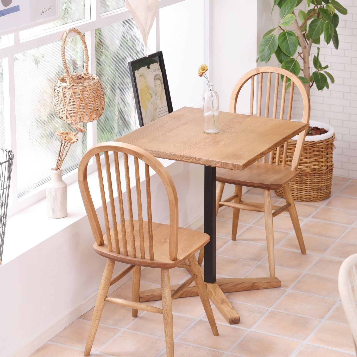 北欧 カフェテーブル ナチュラル