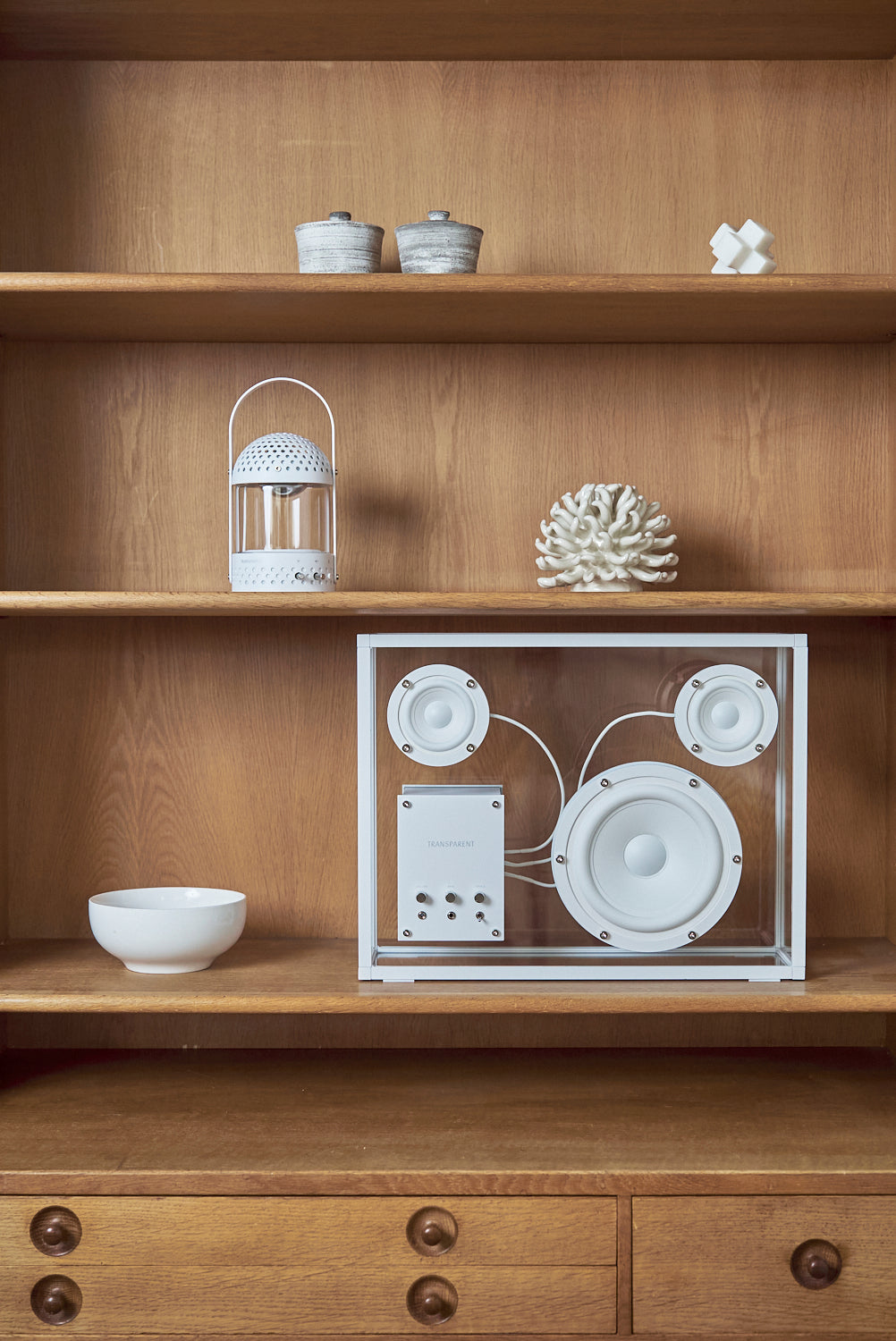 TRANSPARENT SPEAKER WHITE