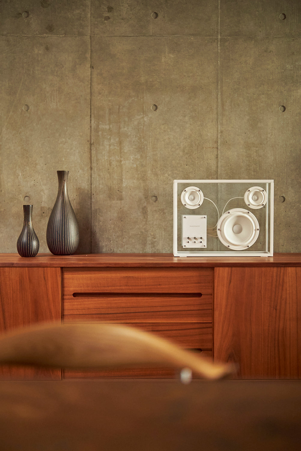 TRANSPARENT SPEAKER WHITE