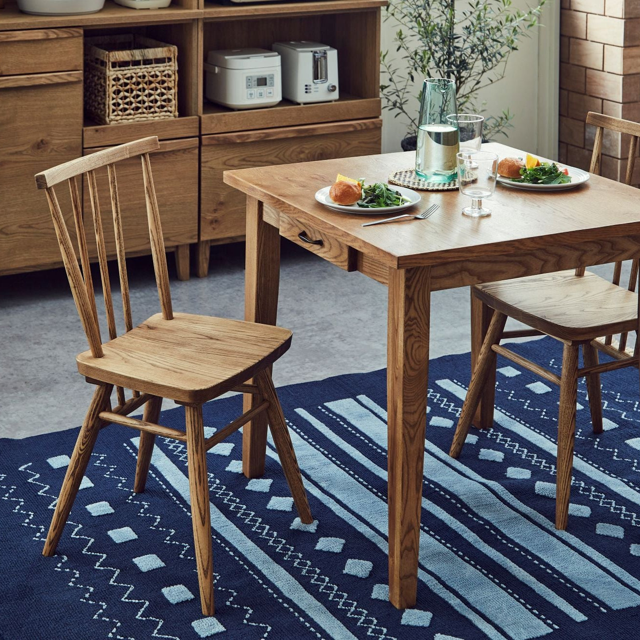 北欧 カフェ ダイニングチェア(バーチ)