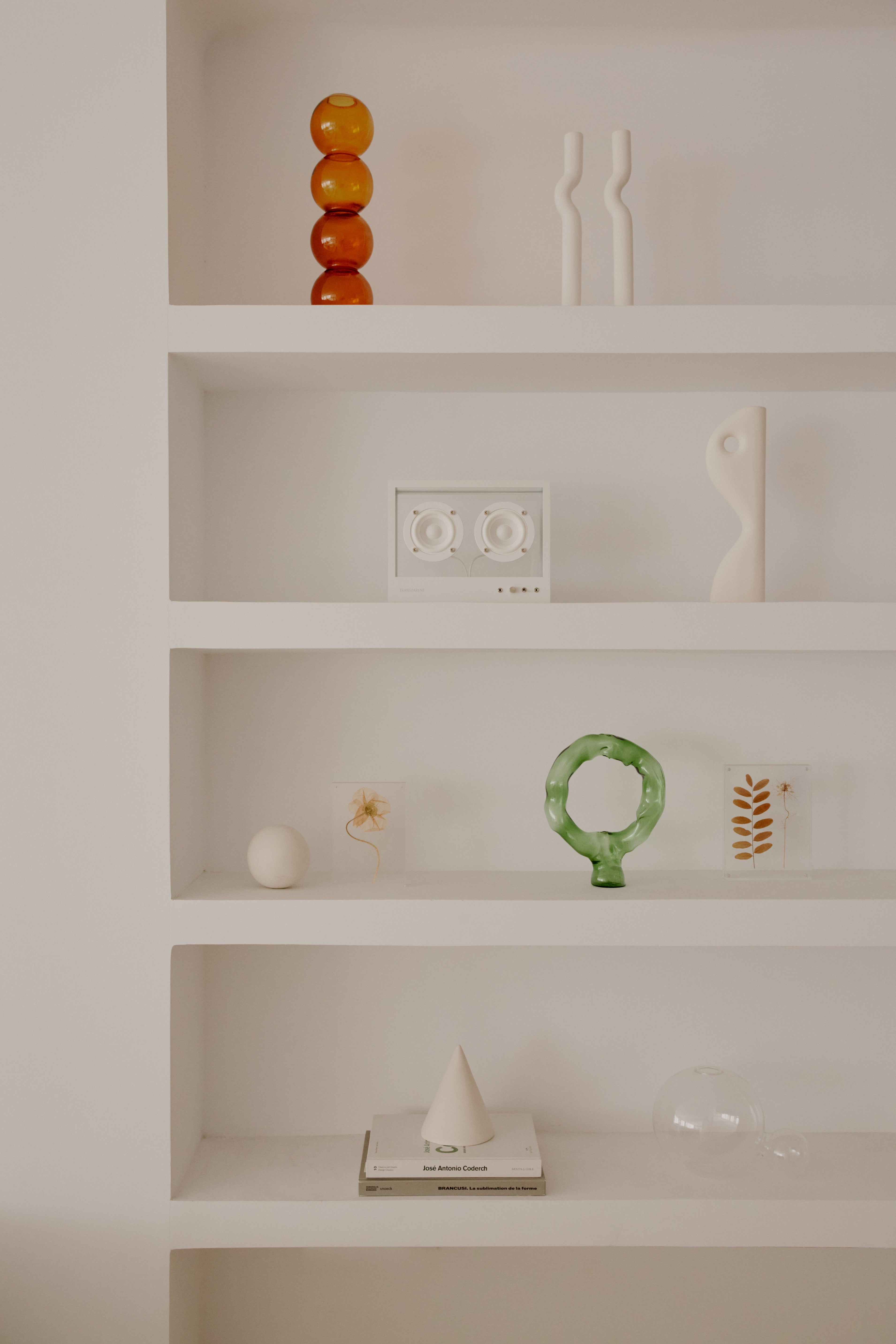 SMALL TRANSPARENT SPEAKER WHITE