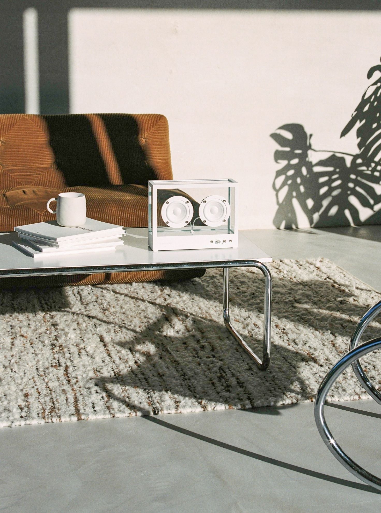 SMALL TRANSPARENT SPEAKER WHITE