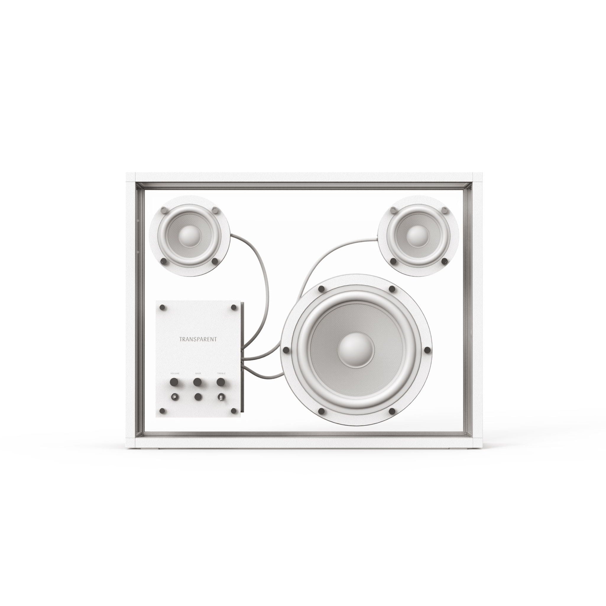 TRANSPARENT SPEAKER WHITE
