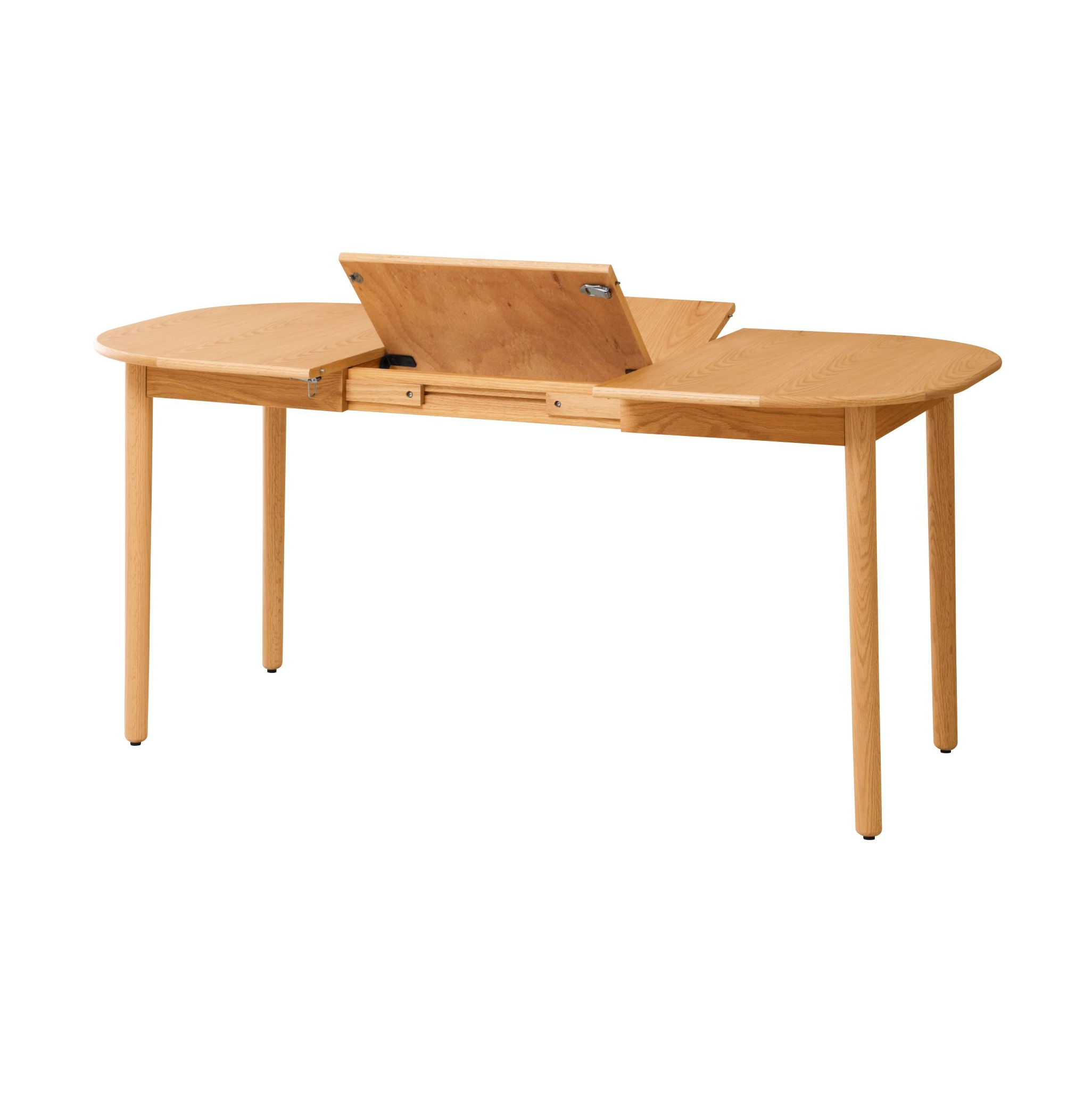 ダイニング 伸長式 エクステンションテーブル オーク