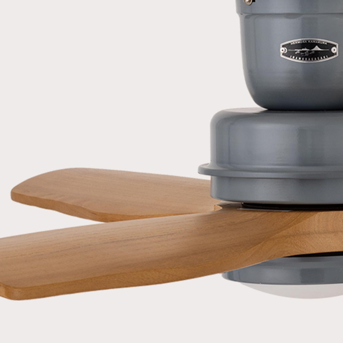 シーリングファン ウッド アイアン カフェ ヴィンテージグレー