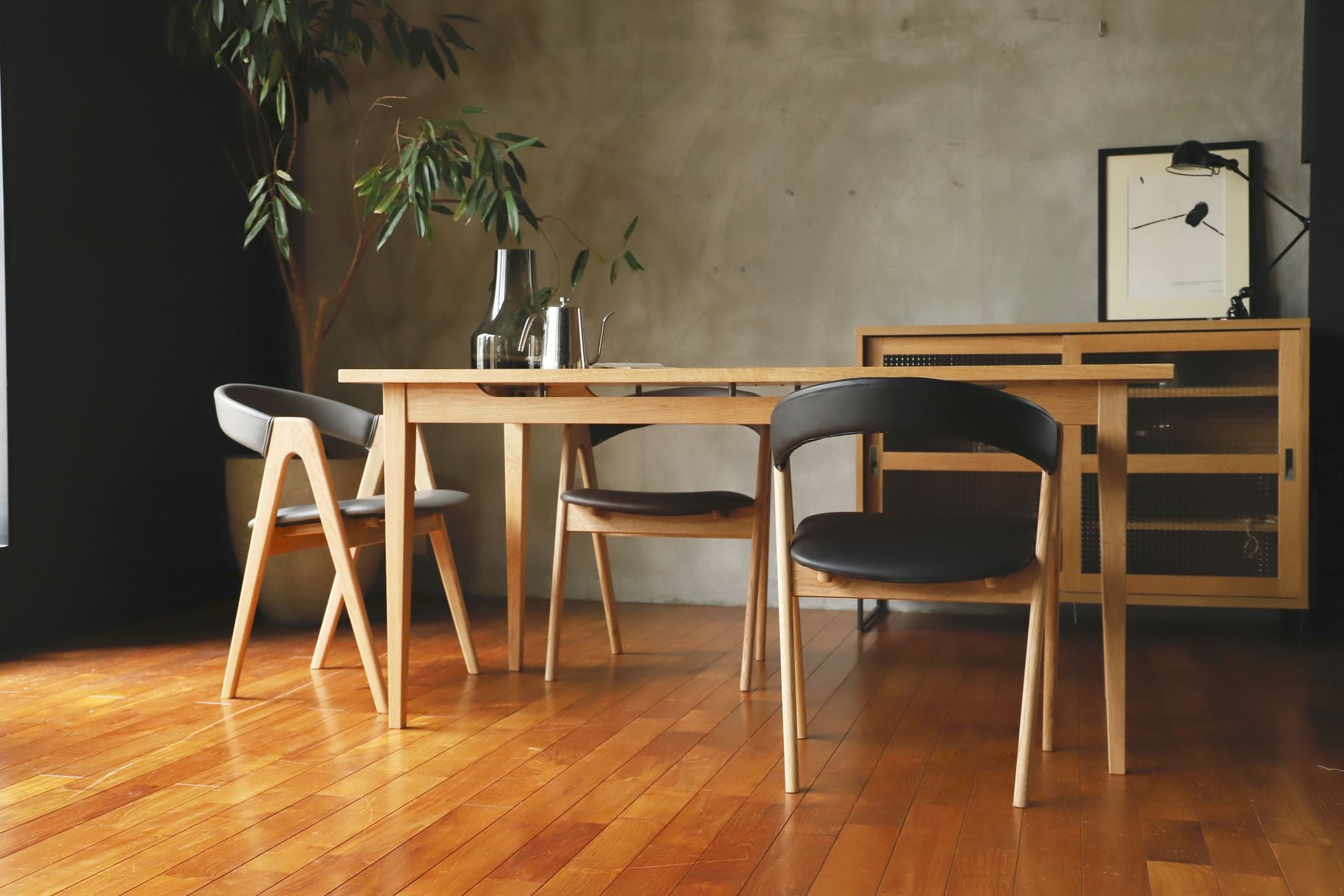 cobak hold arm chair OAK