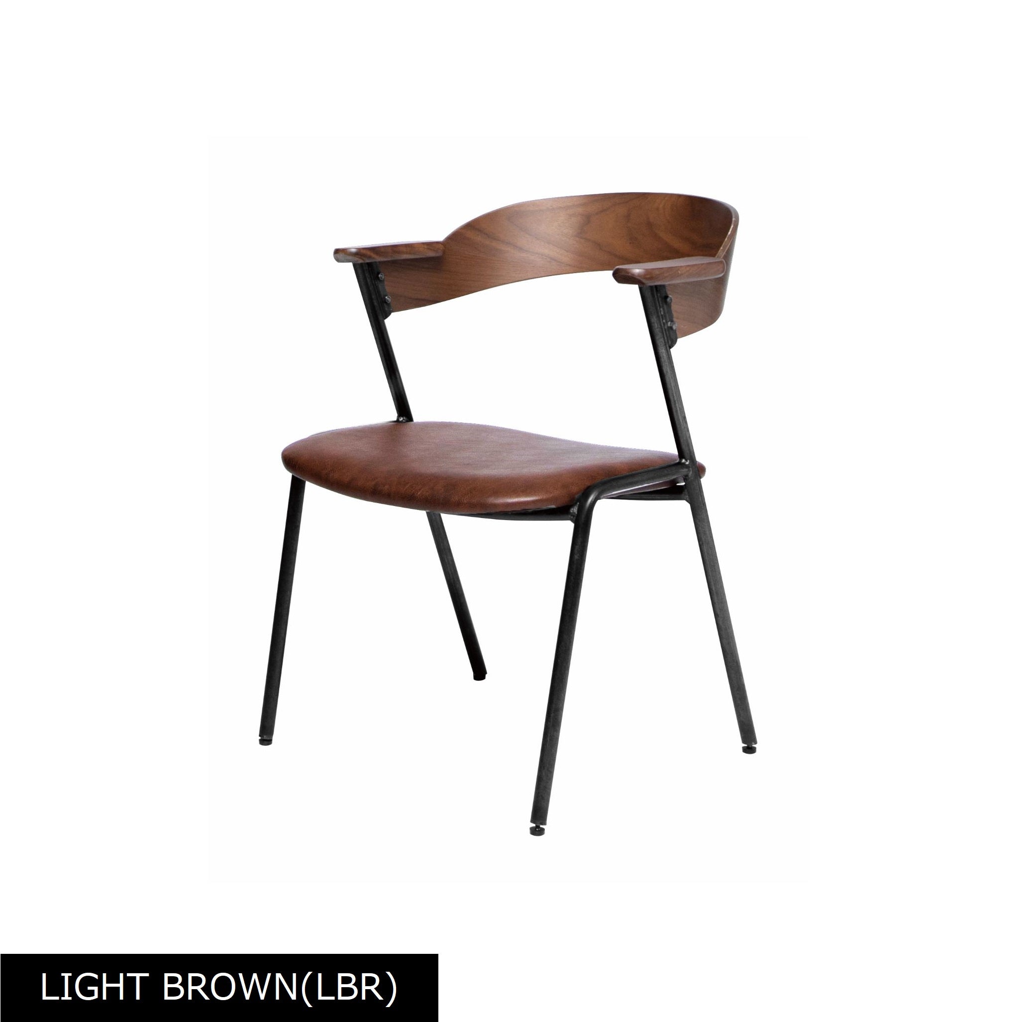 danis short arm chair WN/PU