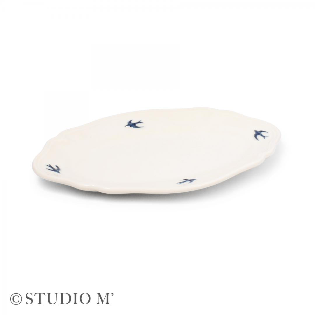 EARLY BIRD OVAL PLATE