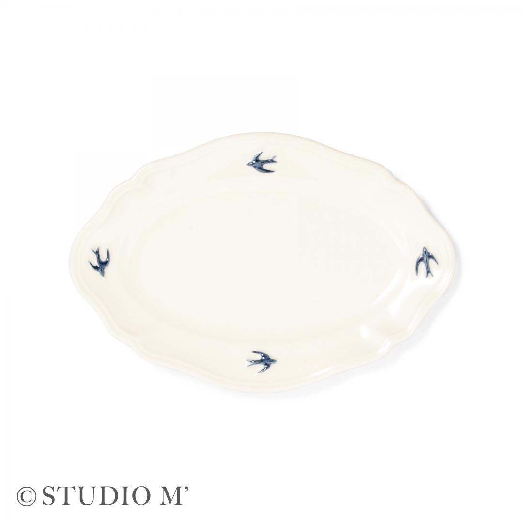 EARLY BIRD OVAL PLATE