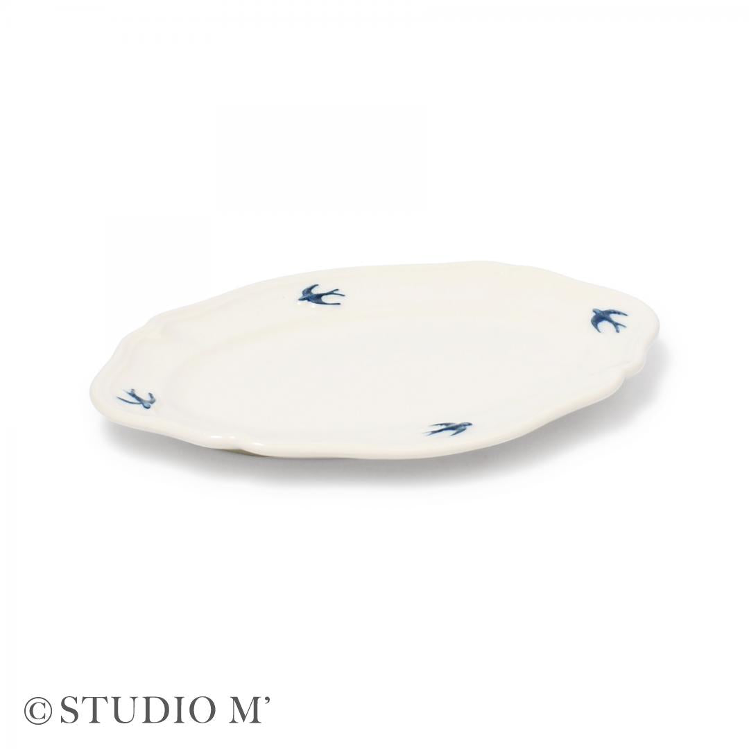 EARLY BIRD OVAL PLATE