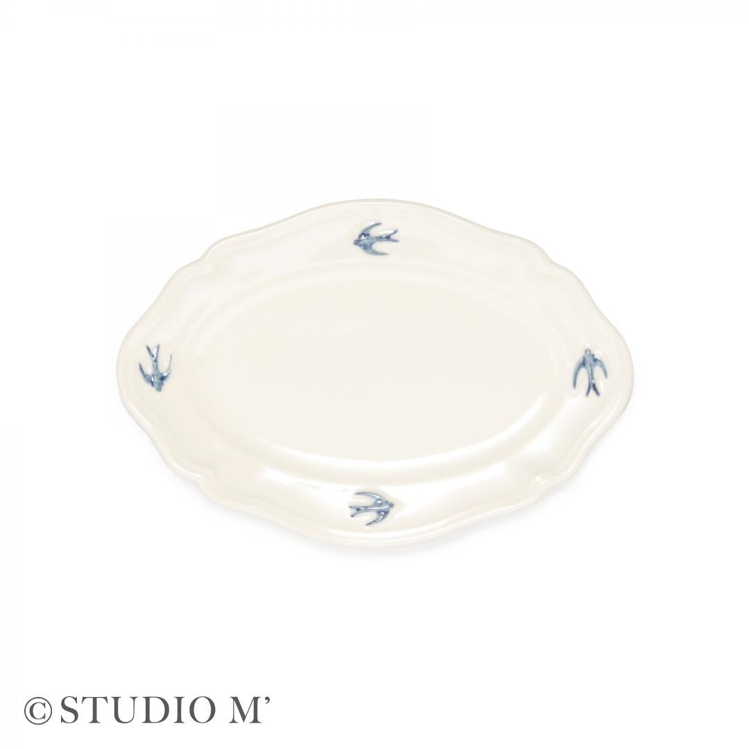 EARLY BIRD OVAL PLATE