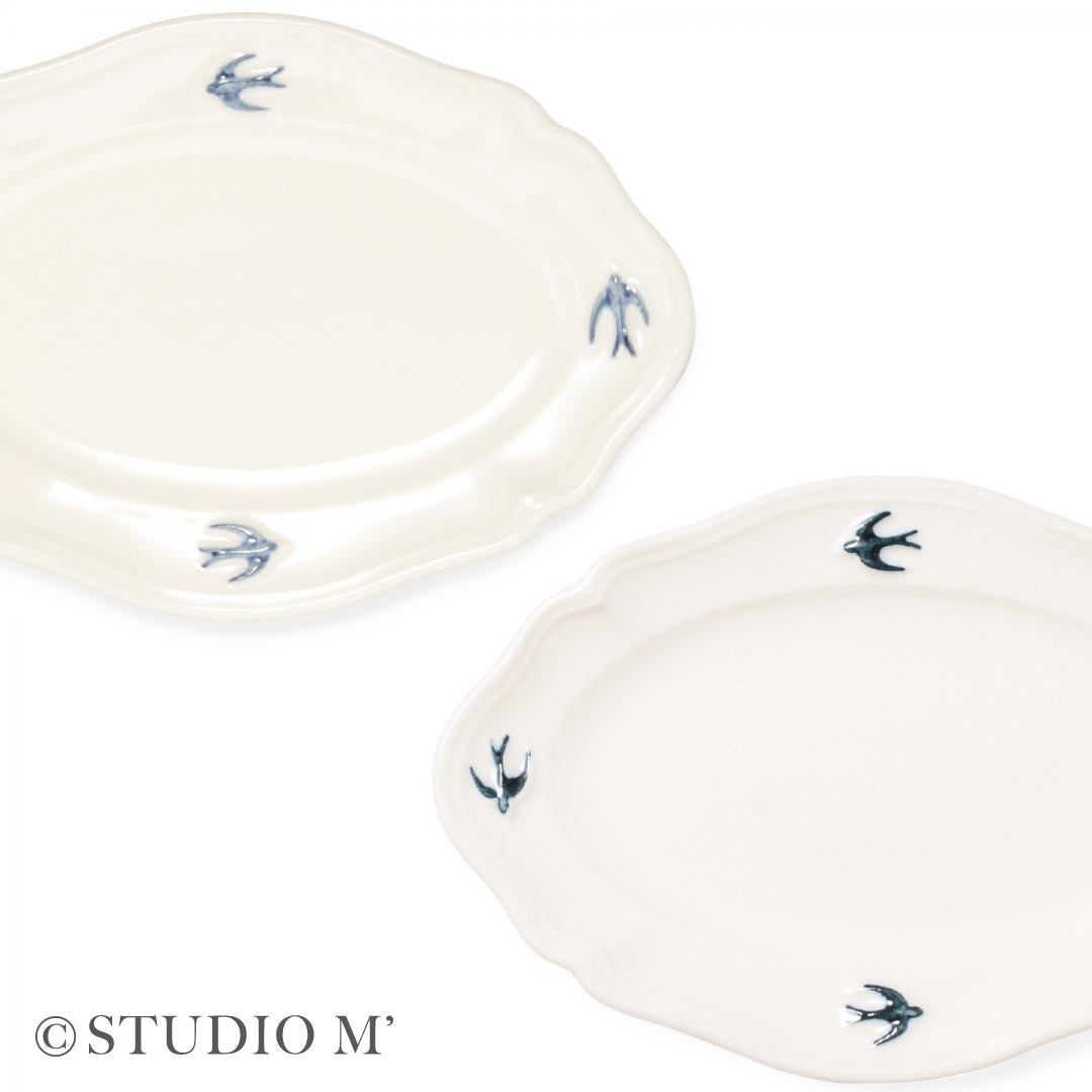 EARLY BIRD OVAL PLATE