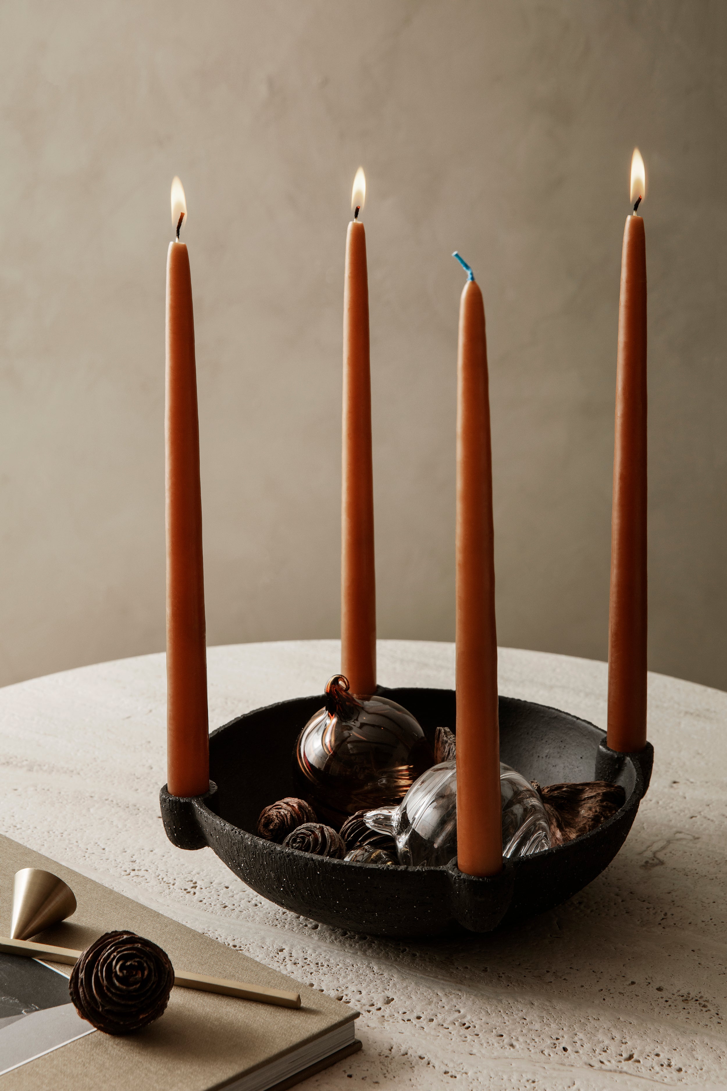 BRASS CANDLE SNOOFER