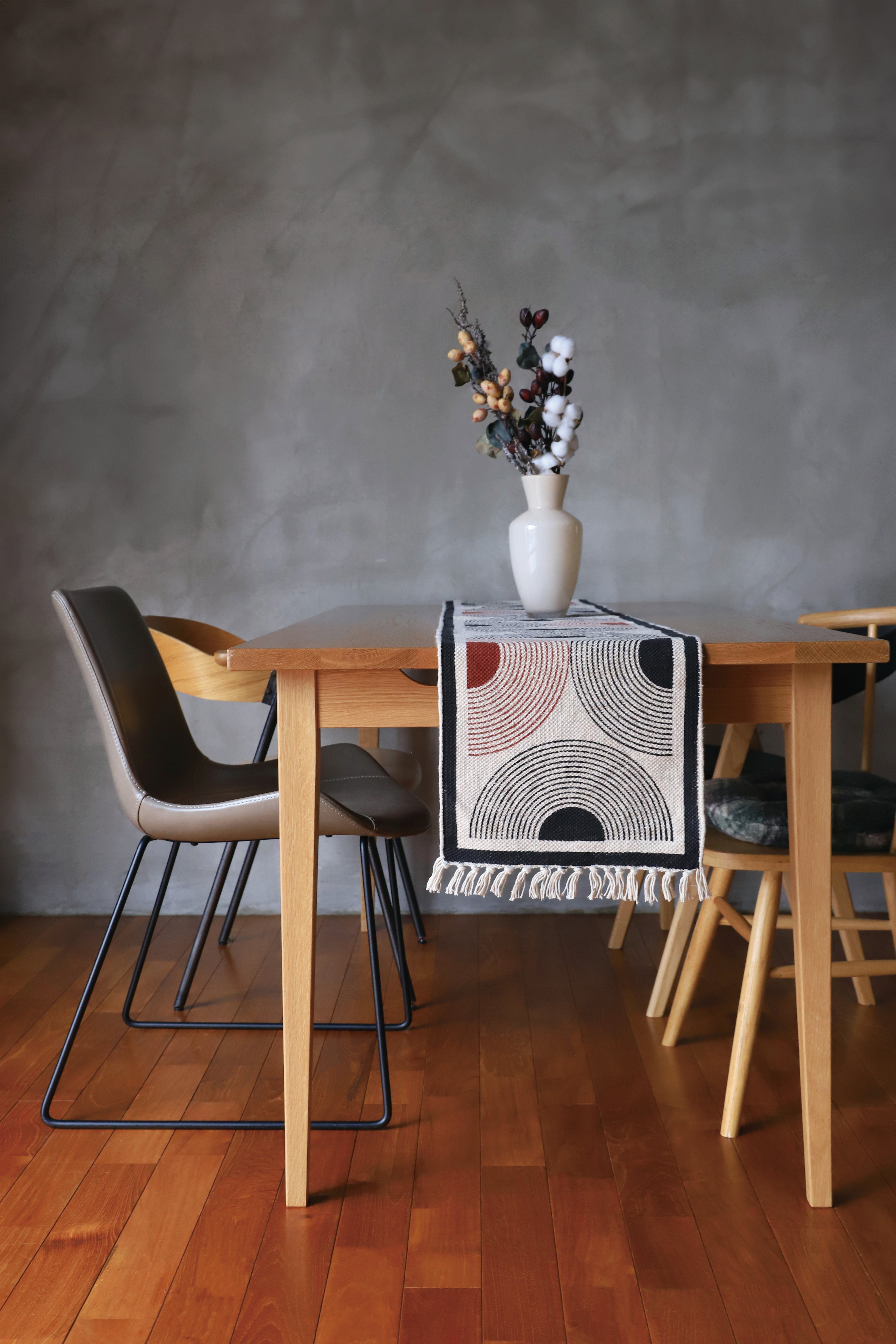 mon chemin tablerunner empreinte