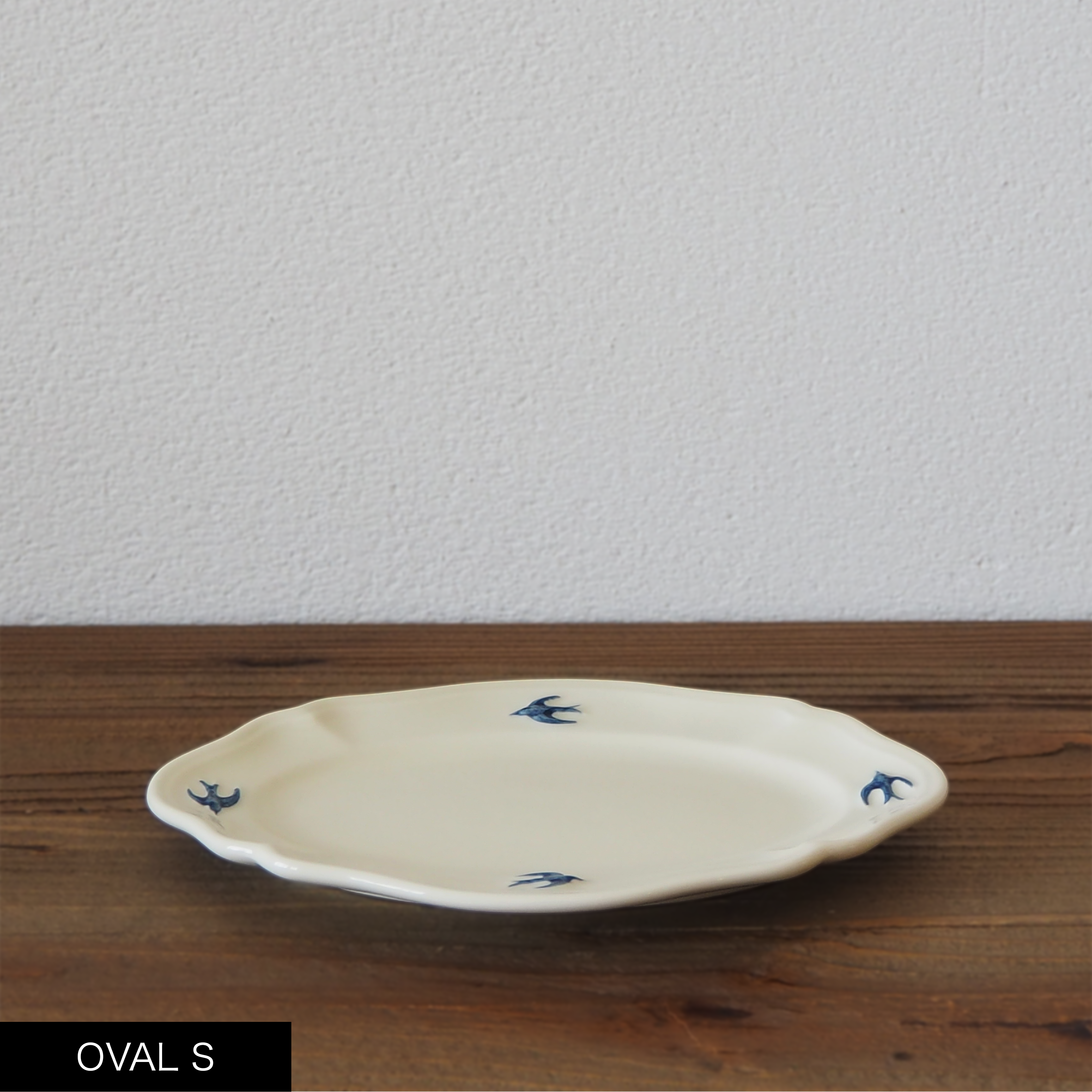 EARLY BIRD OVAL PLATE