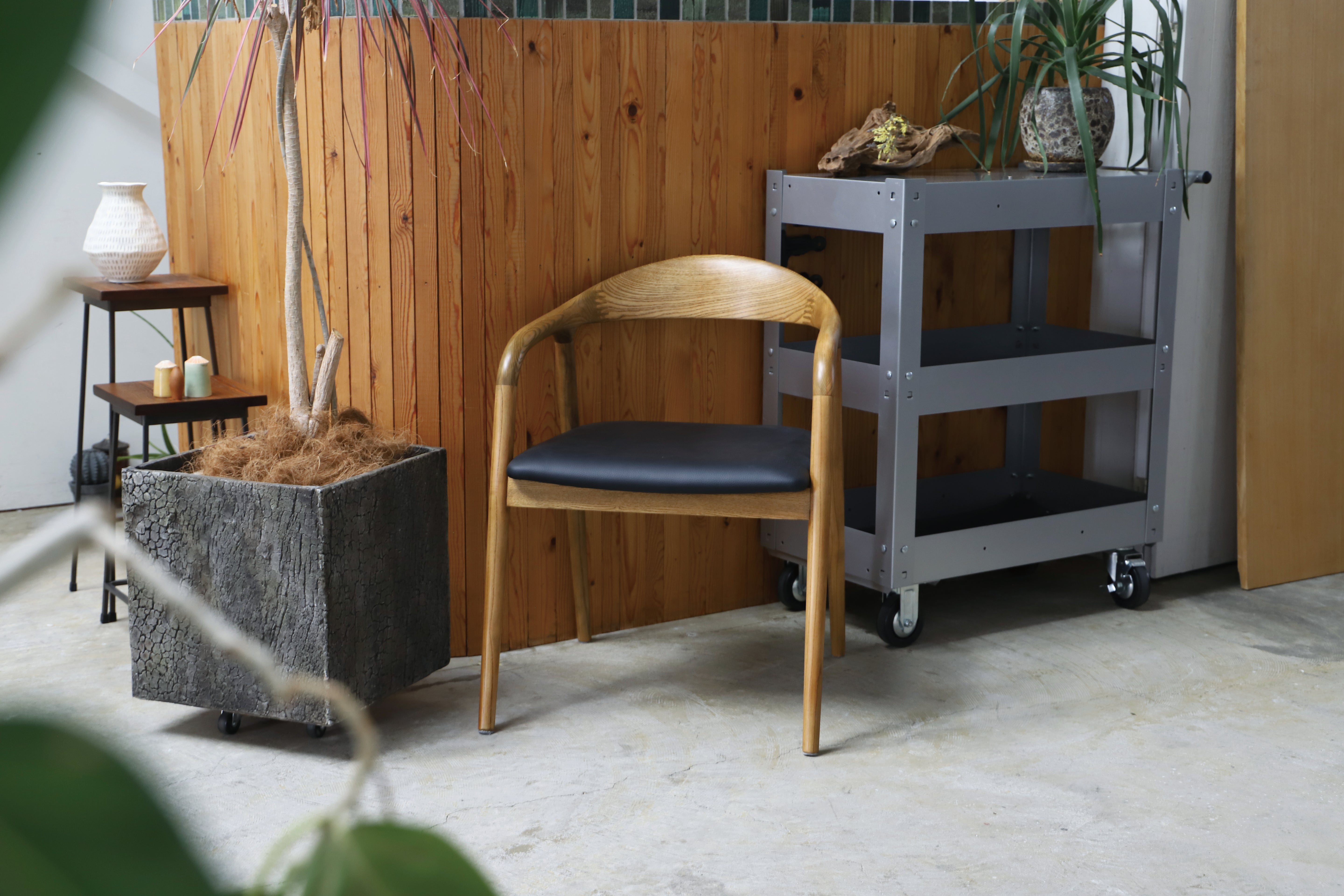 shave chair ash brown