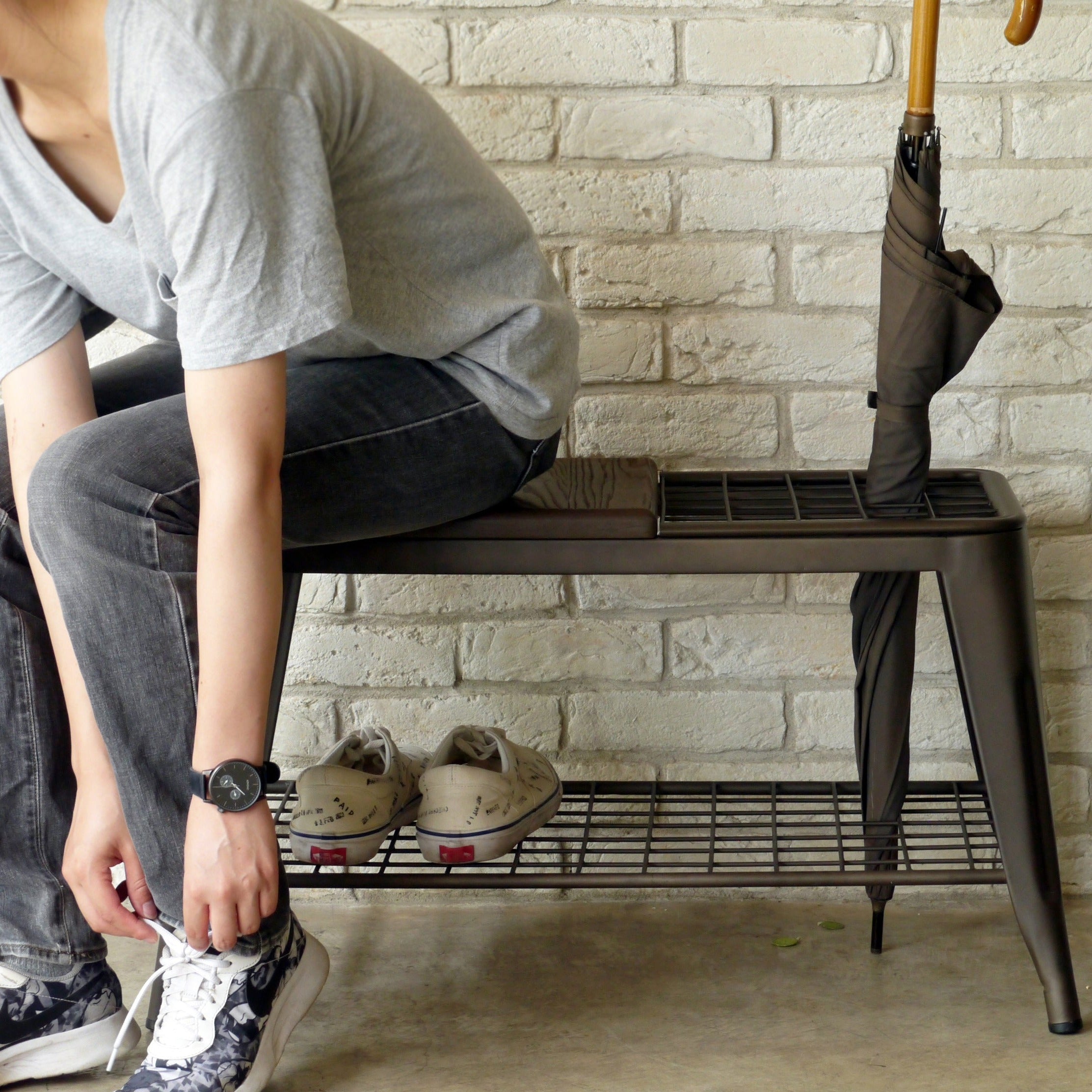 UMBRELLA STAND BENCH