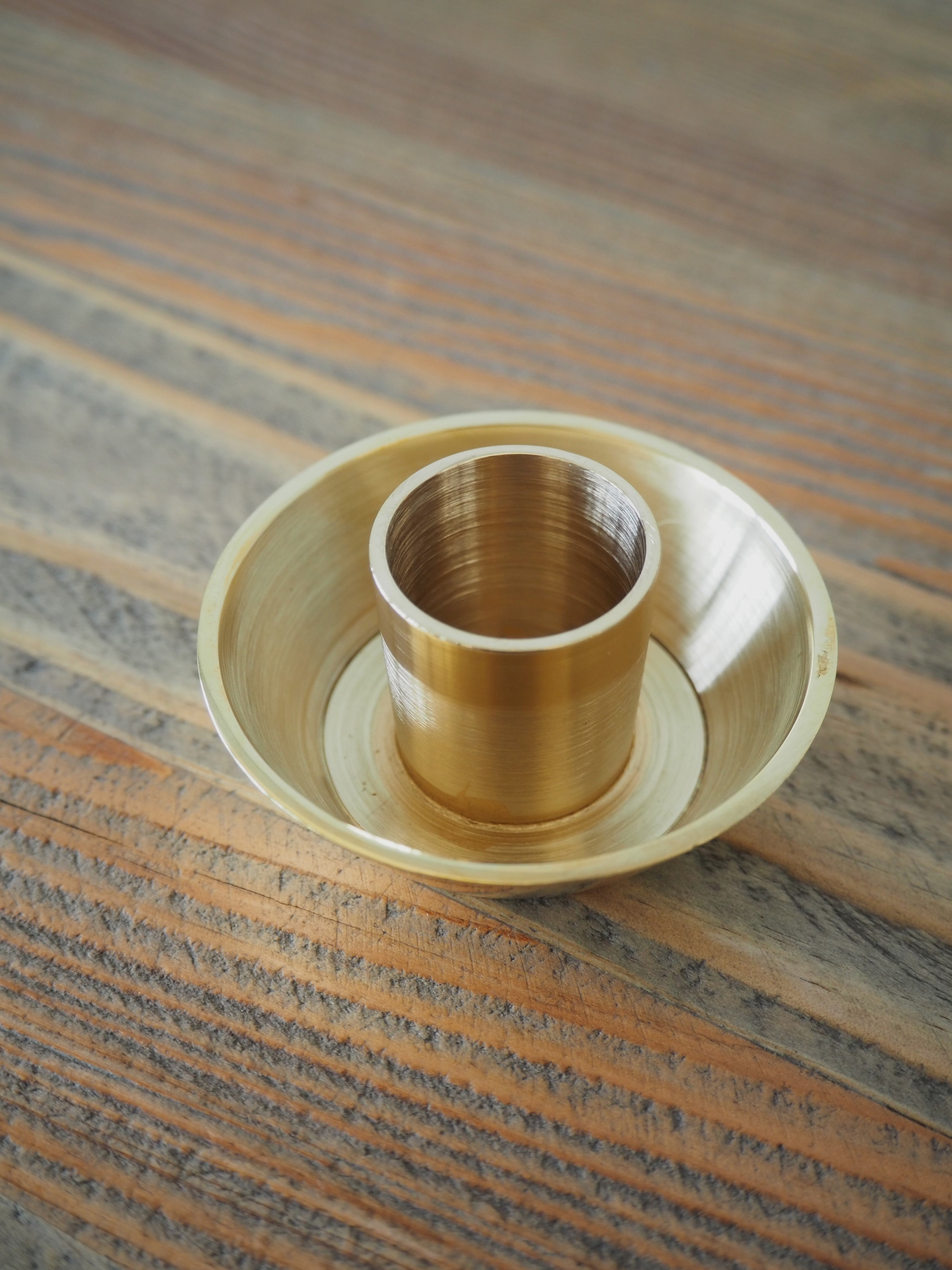 BRASS CANDLE HOLDER TRAY
