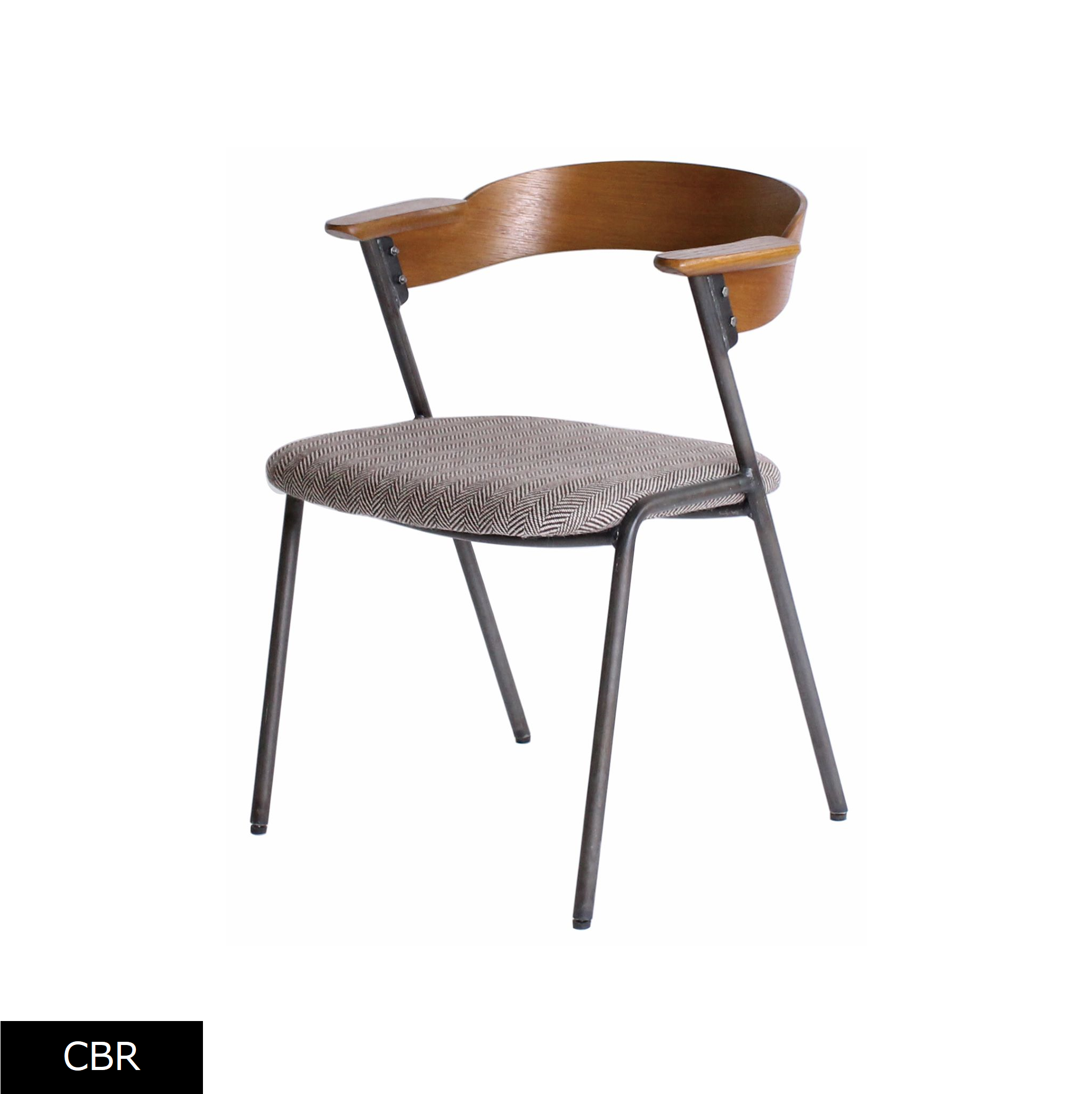 danis short arm chair BR fabric