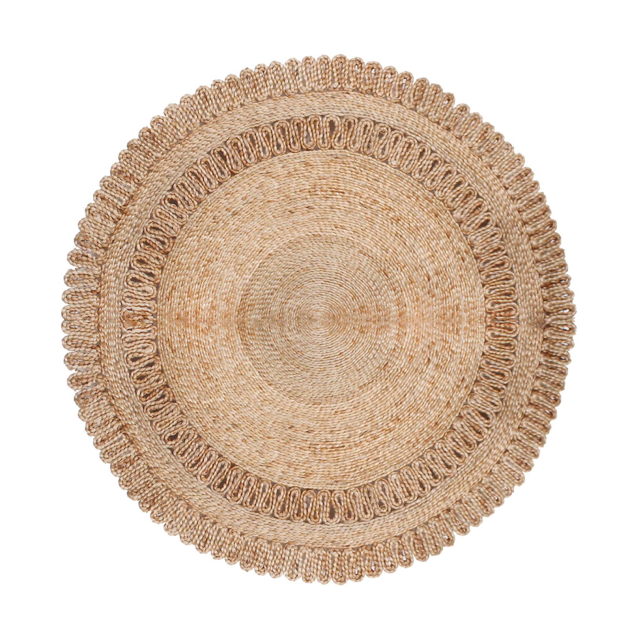 jute rug circle