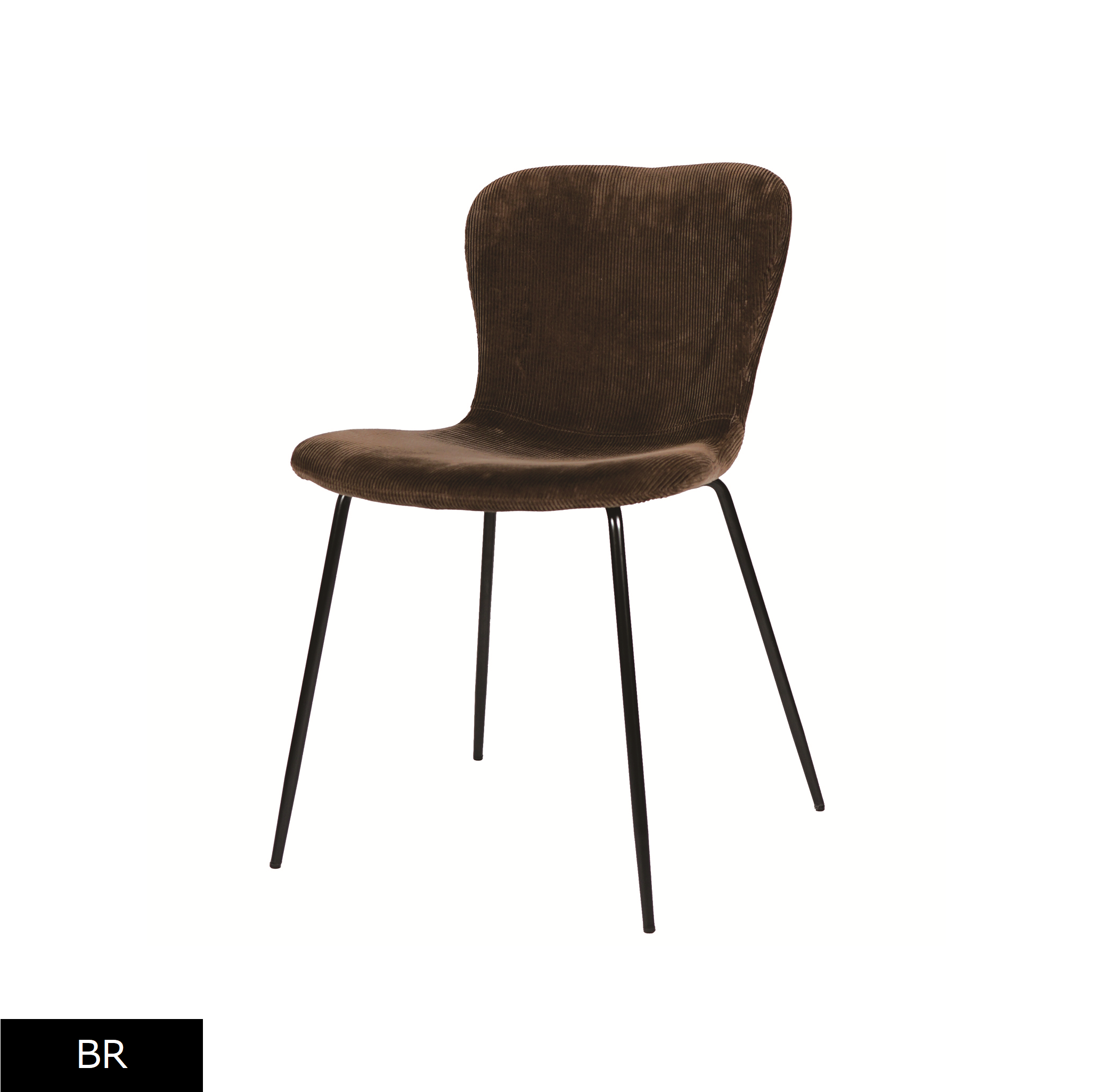zip design chair corduroy