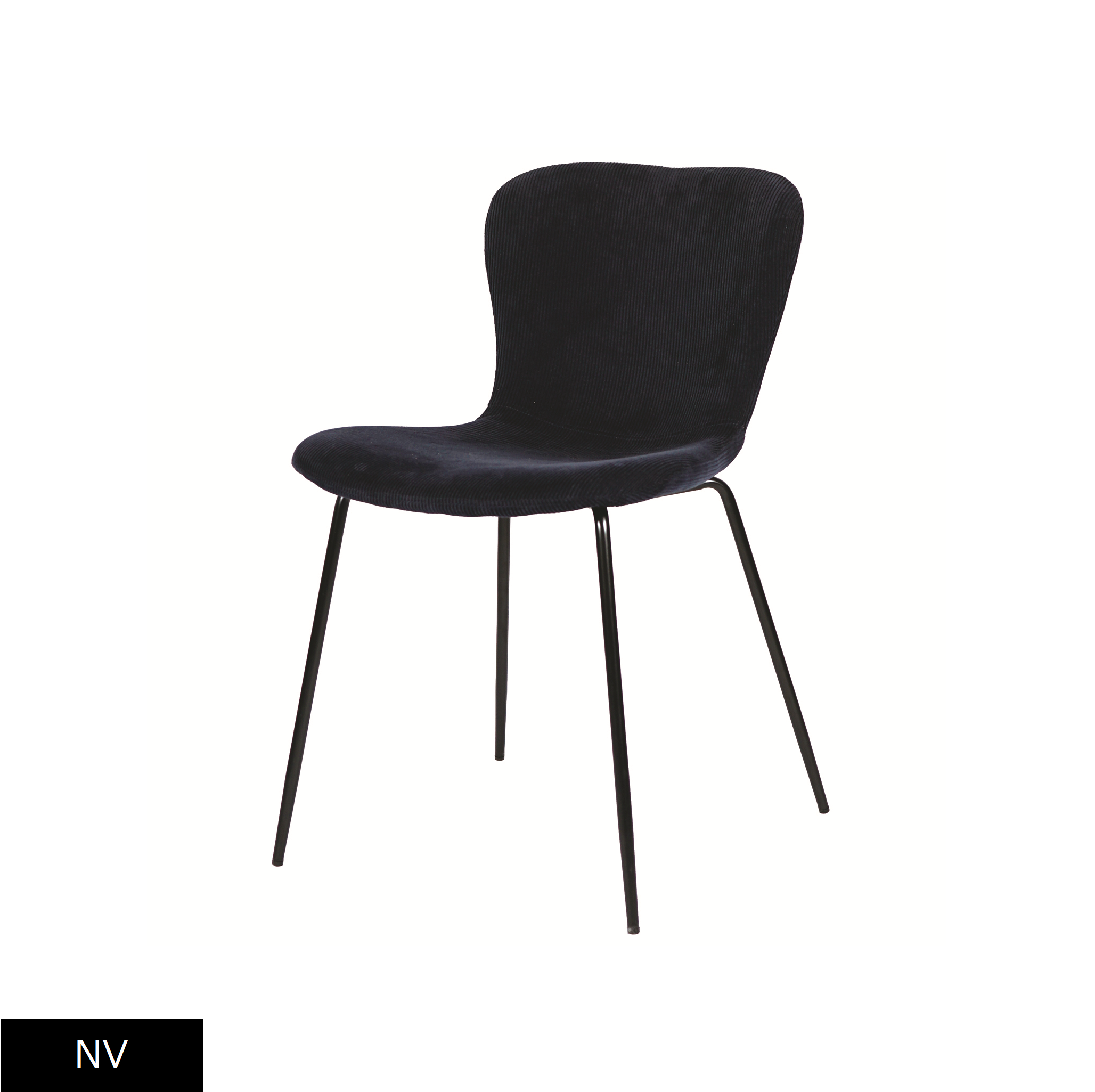 zip design chair corduroy