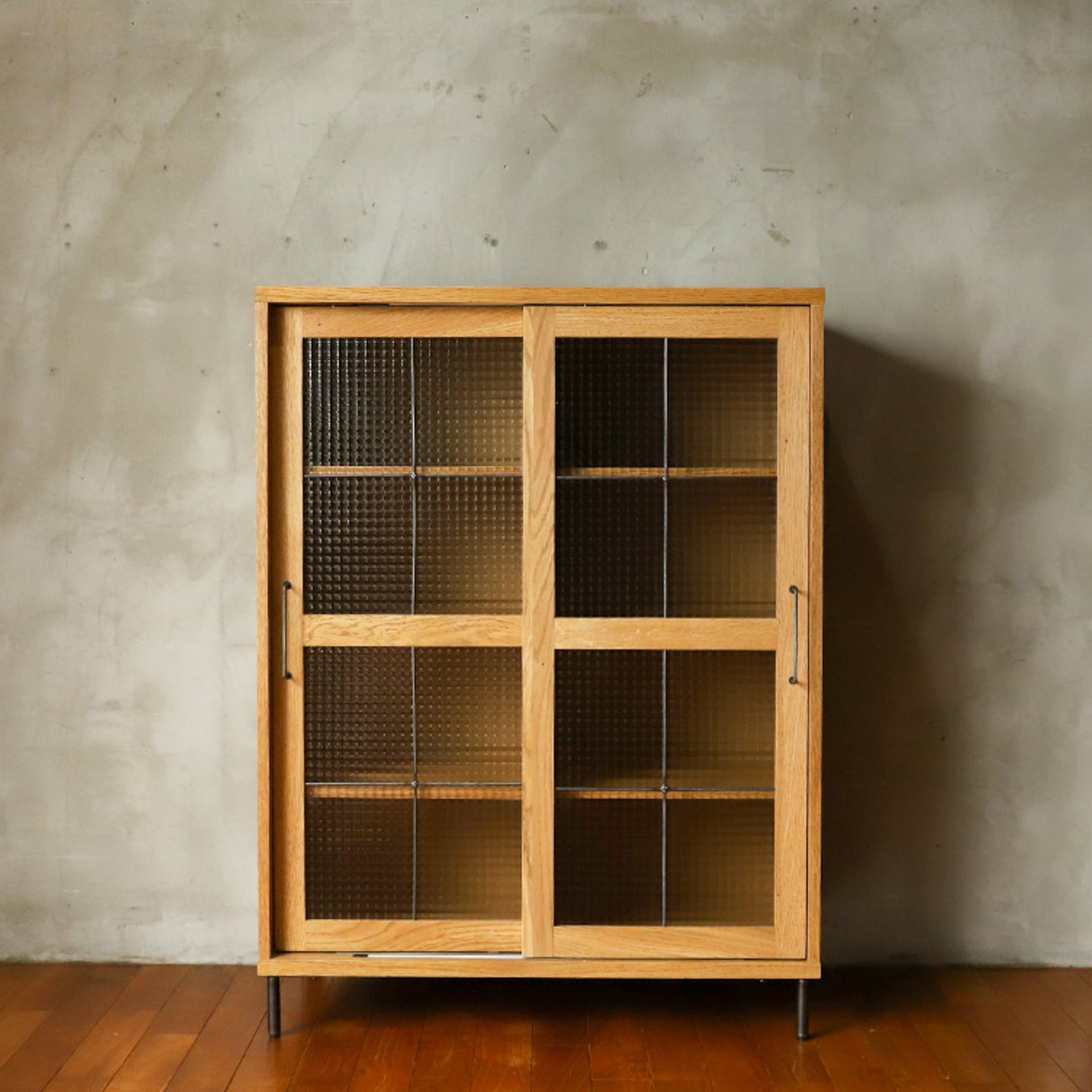 cadeal slide glass cabinet low