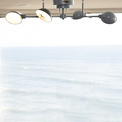 インダストリアル シーリングライト 4灯 ブラック