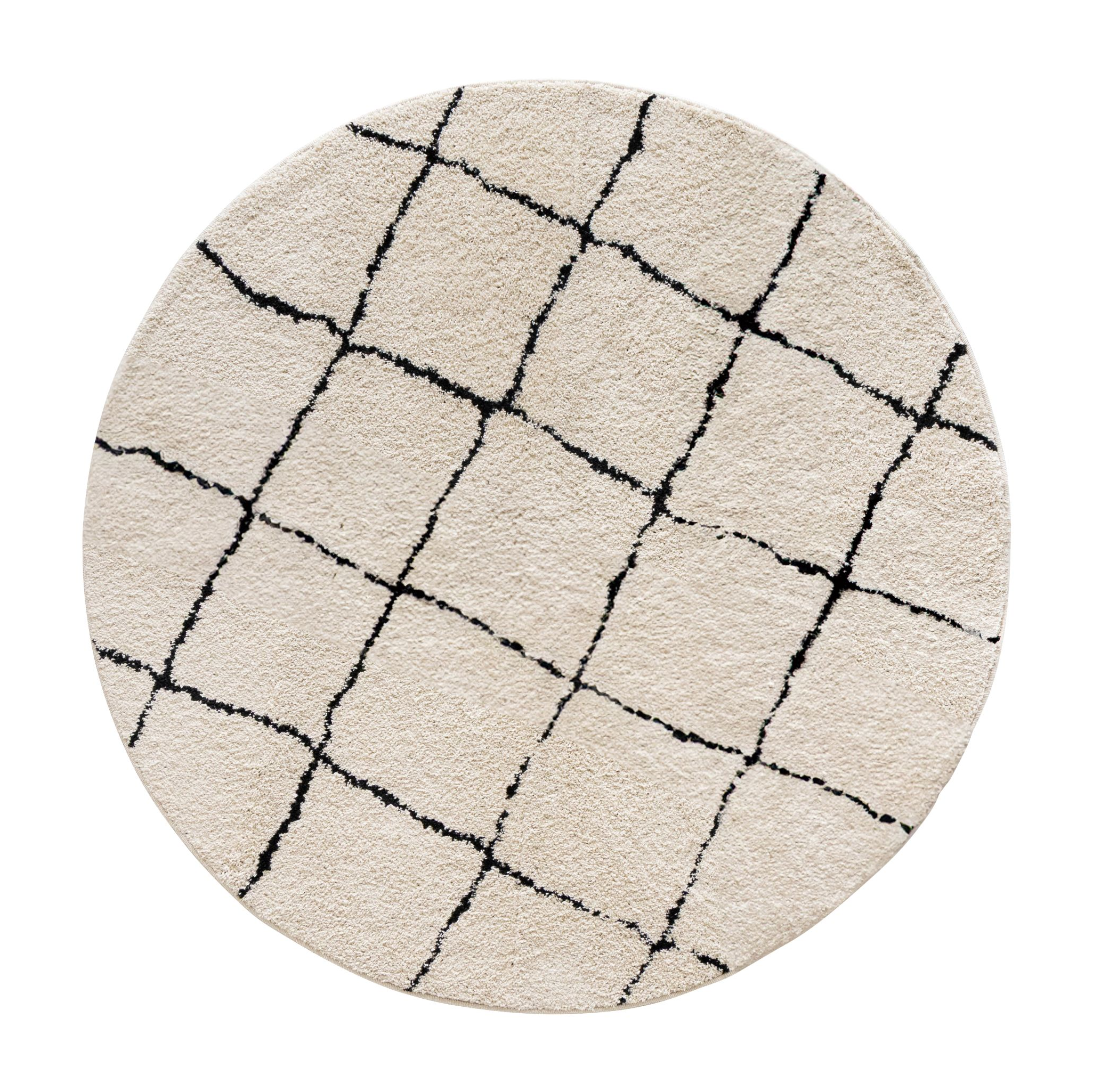 シンプル ラウンド 丸 ラグ