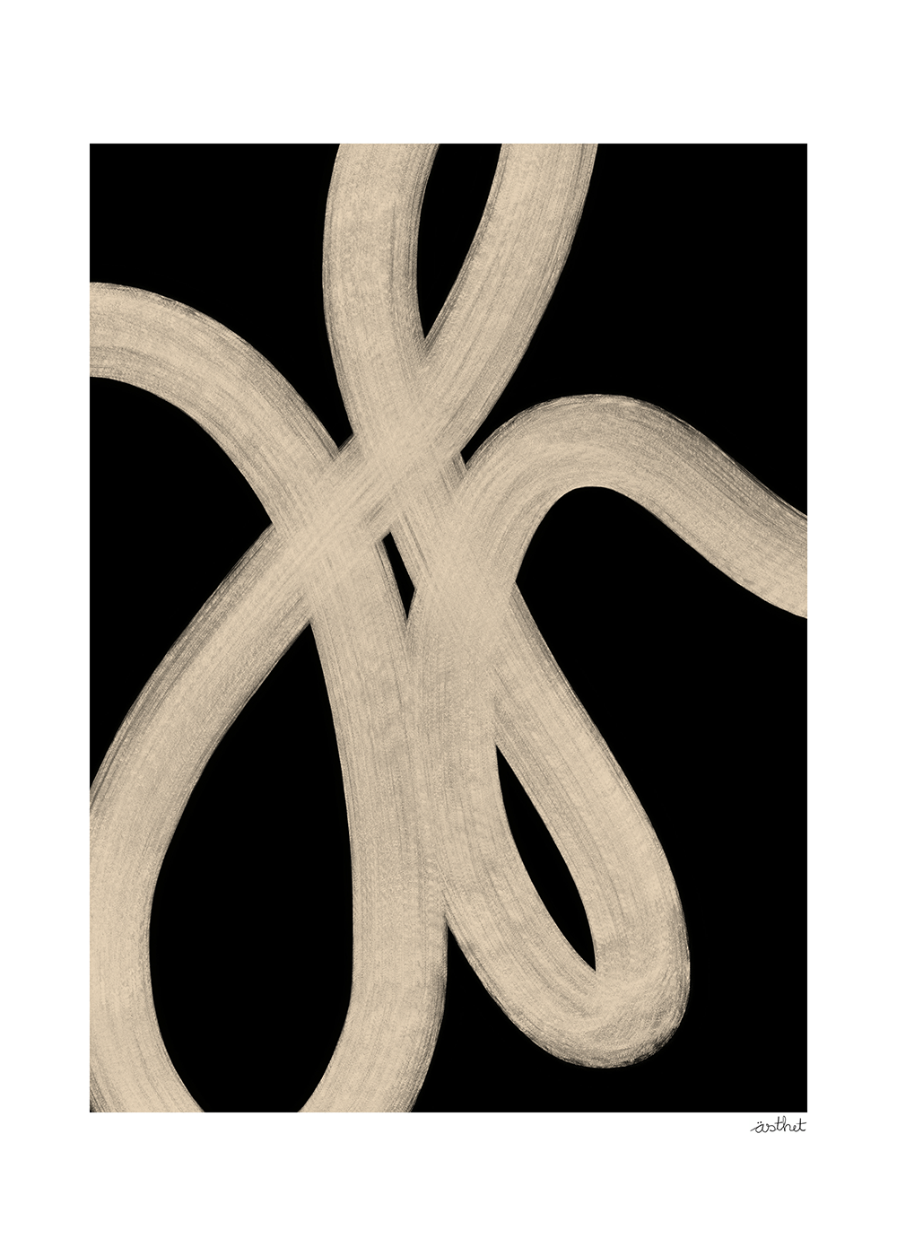 Sand Lines｜ART POSTER