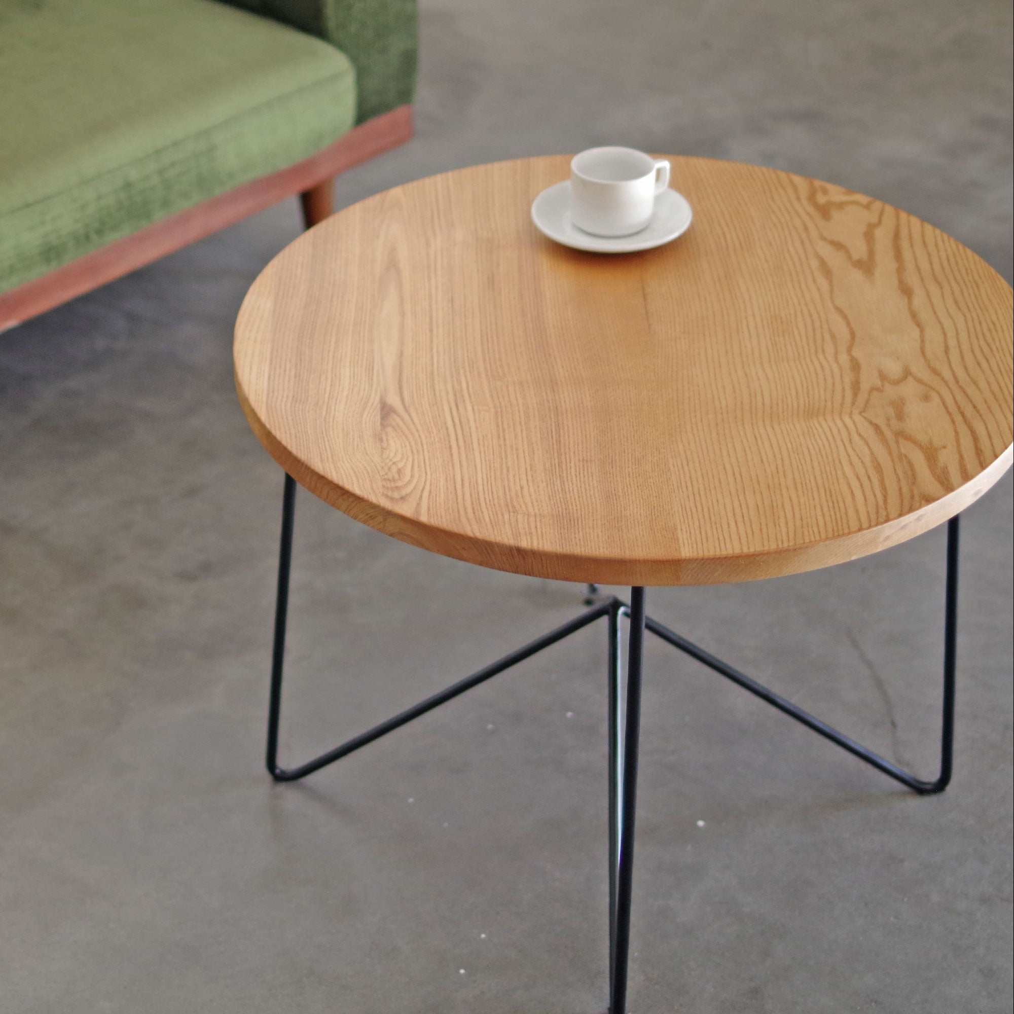 ナチュラルヴィンテージ リビングテーブル スチール 