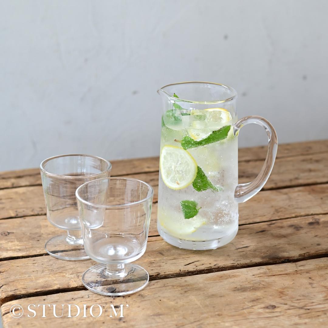 Hand Made Glass Tumbler Pitcher｜studio m'