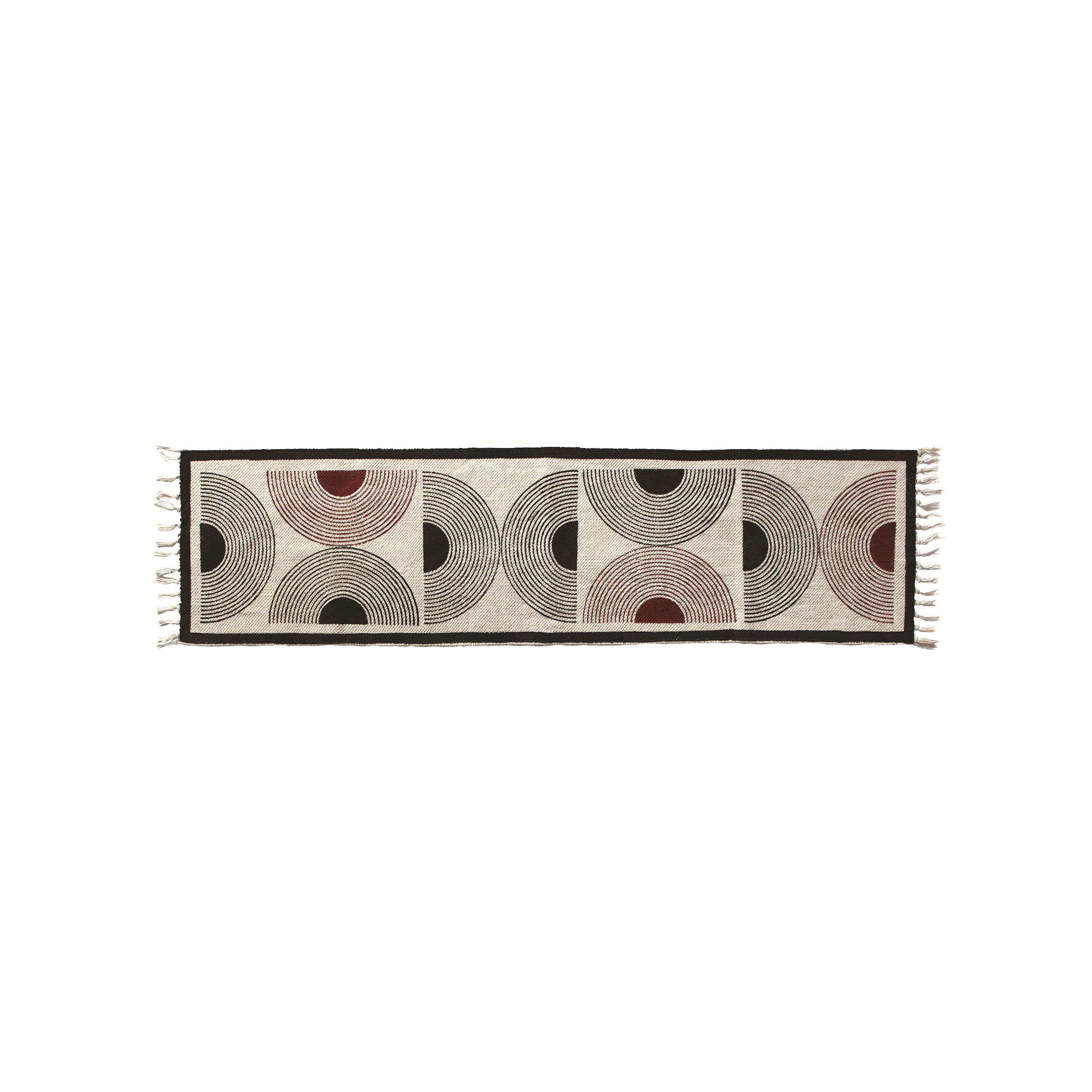 mon chemin tablerunner empreinte