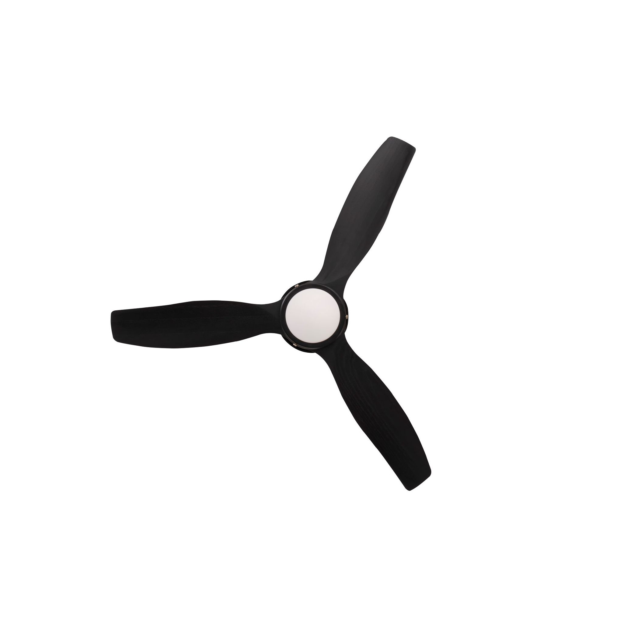 シーリングファン ウッド アイアン カフェ ブラック