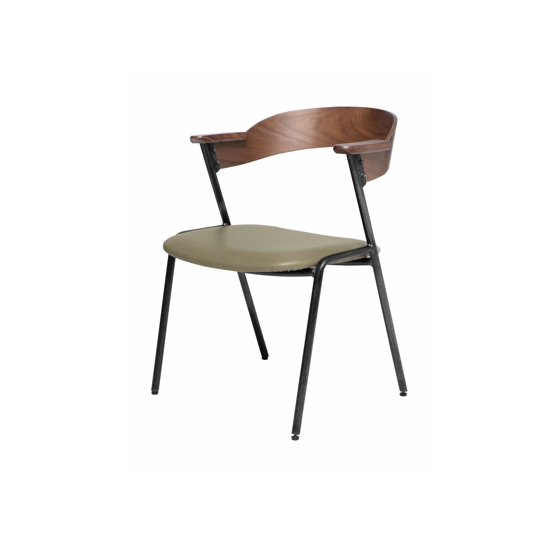 danis short arm chair WN/PU