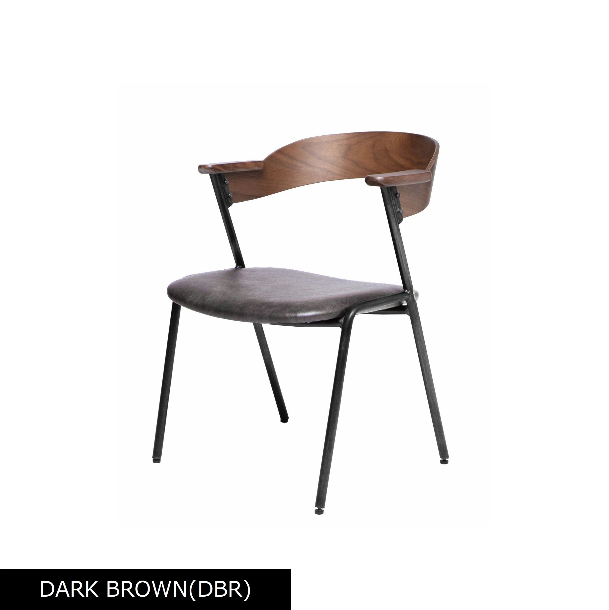 danis short arm chair WN/PU