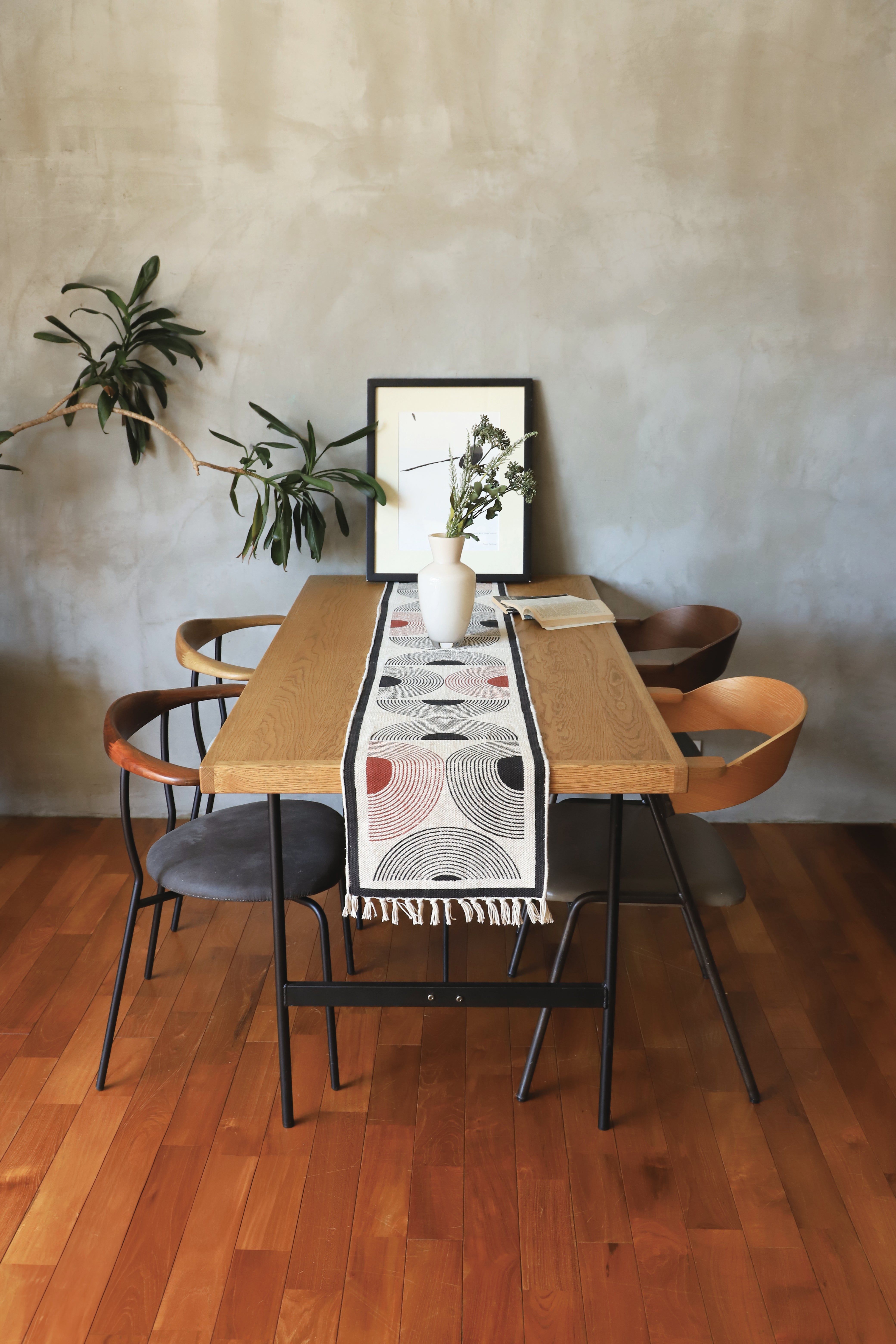 mon chemin tablerunner empreinte