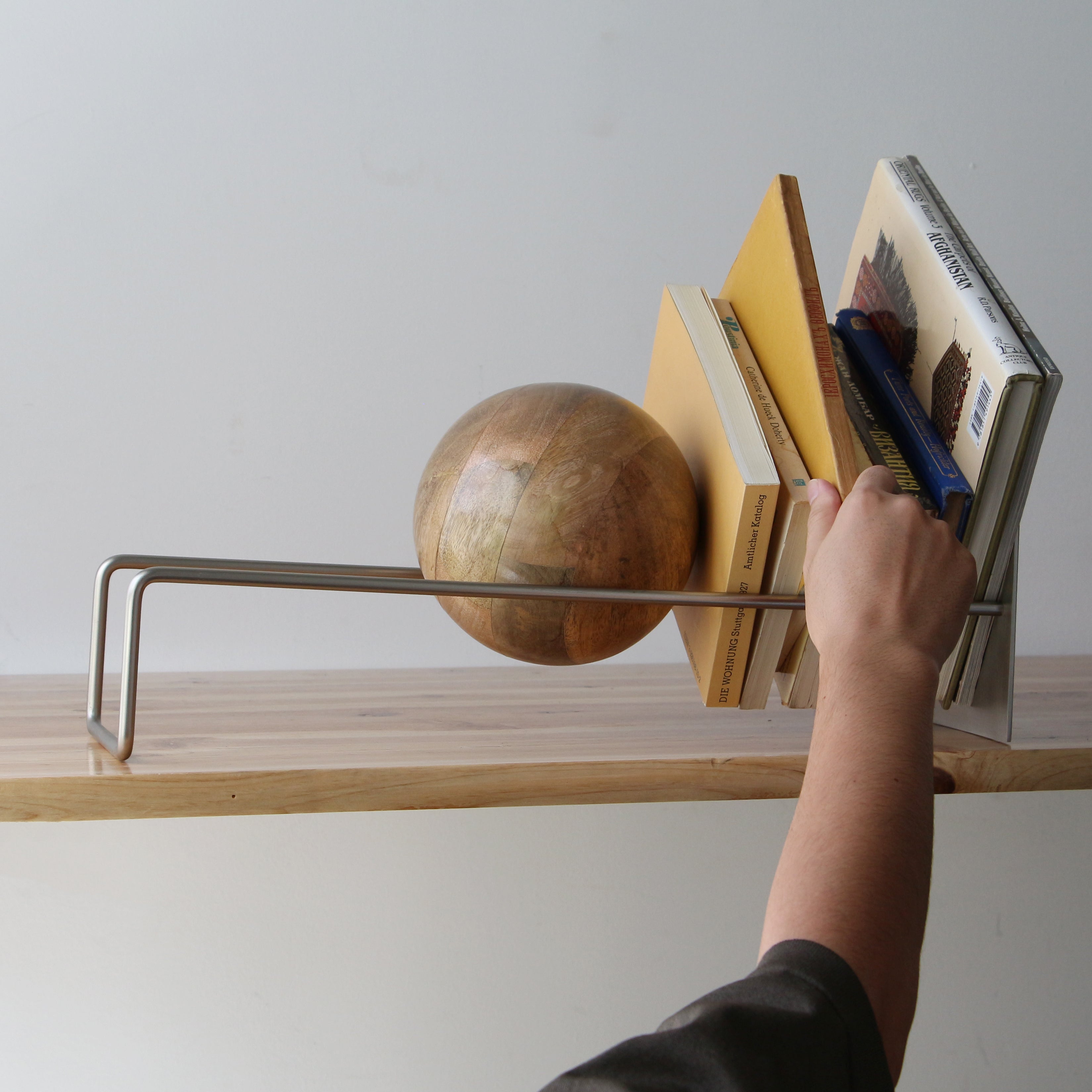 Slope Bookend "Silver"
