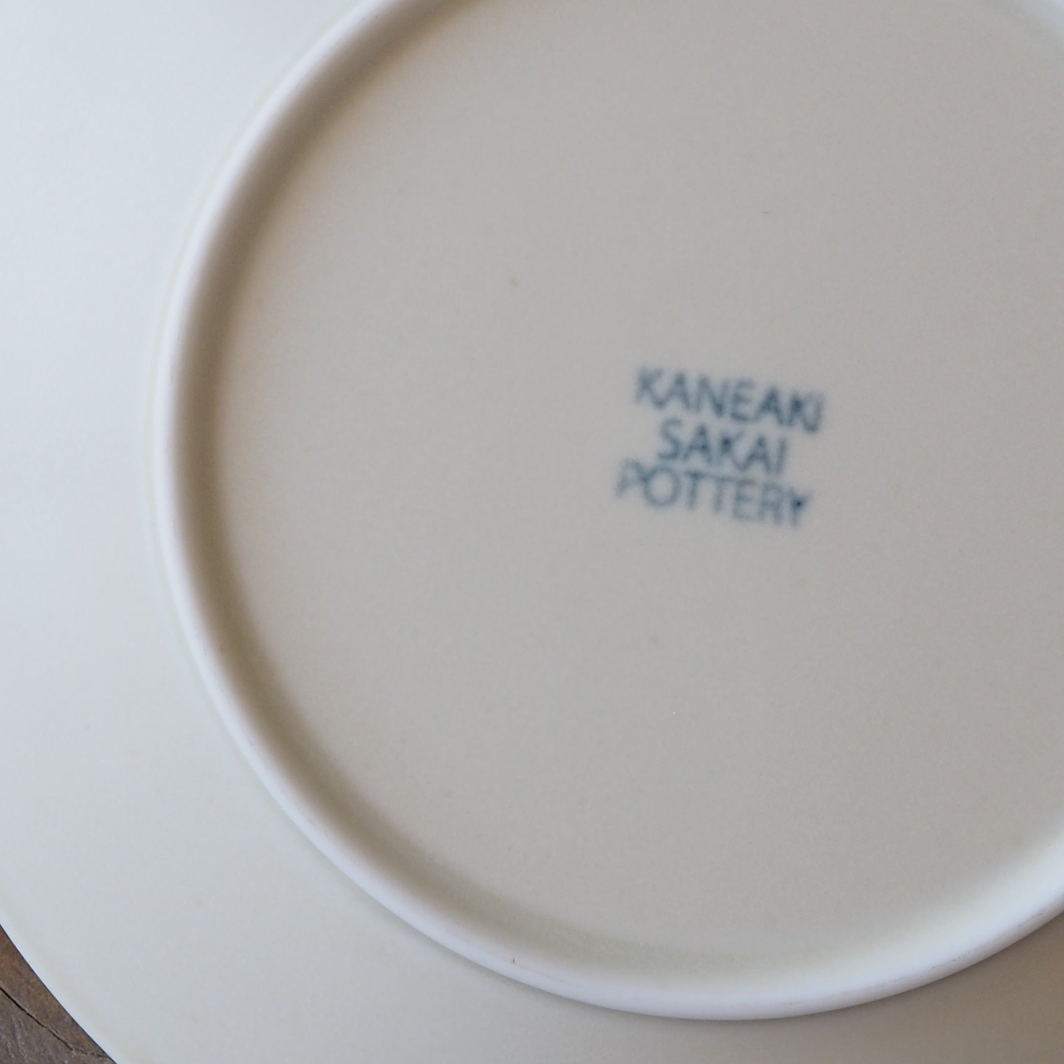 KANEAKI SAKAI POTTERY flat plate＆bowl
