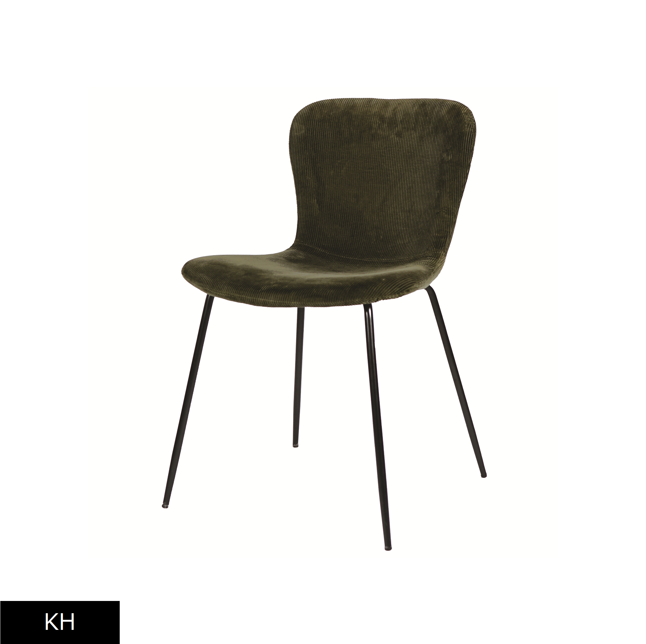 zip design chair corduroy